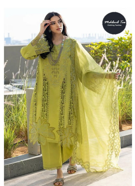 Mehboob Tex 1667 A  And B Cotton Dupatta Pakistani Salwar Suits Wholesale Market